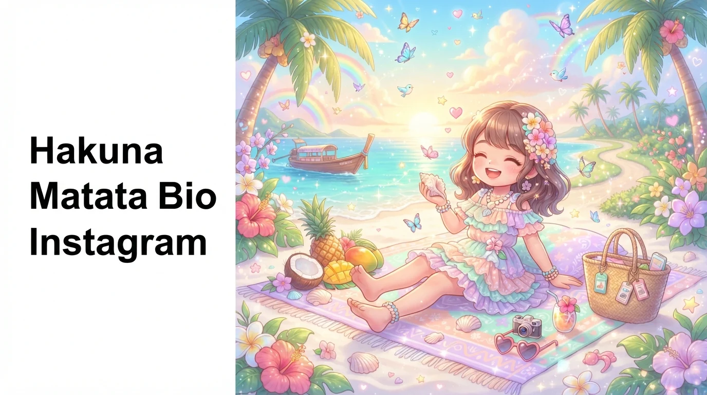 Hakuna Matata Bio for Instagram