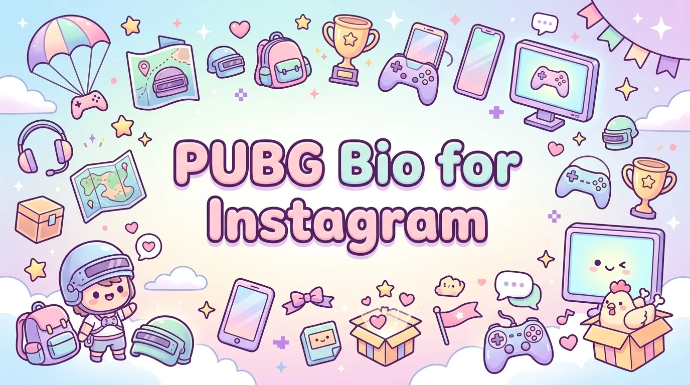 PUBG Bio for Instagram