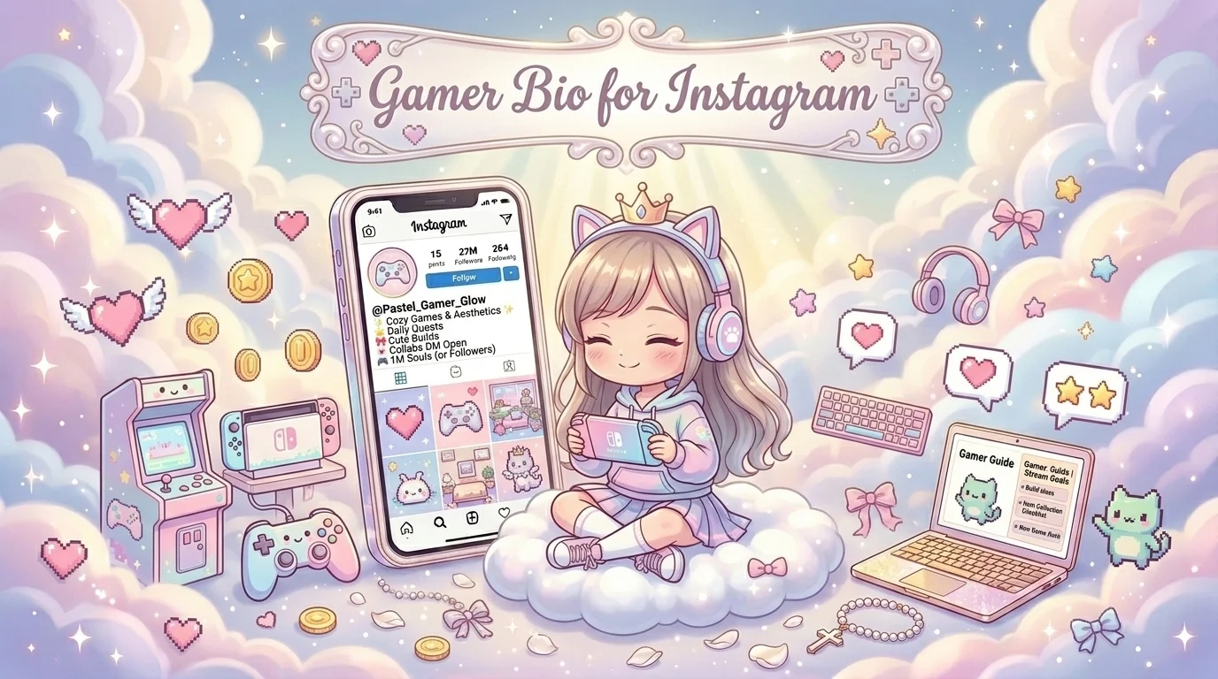 Gamer Bio for Instagram