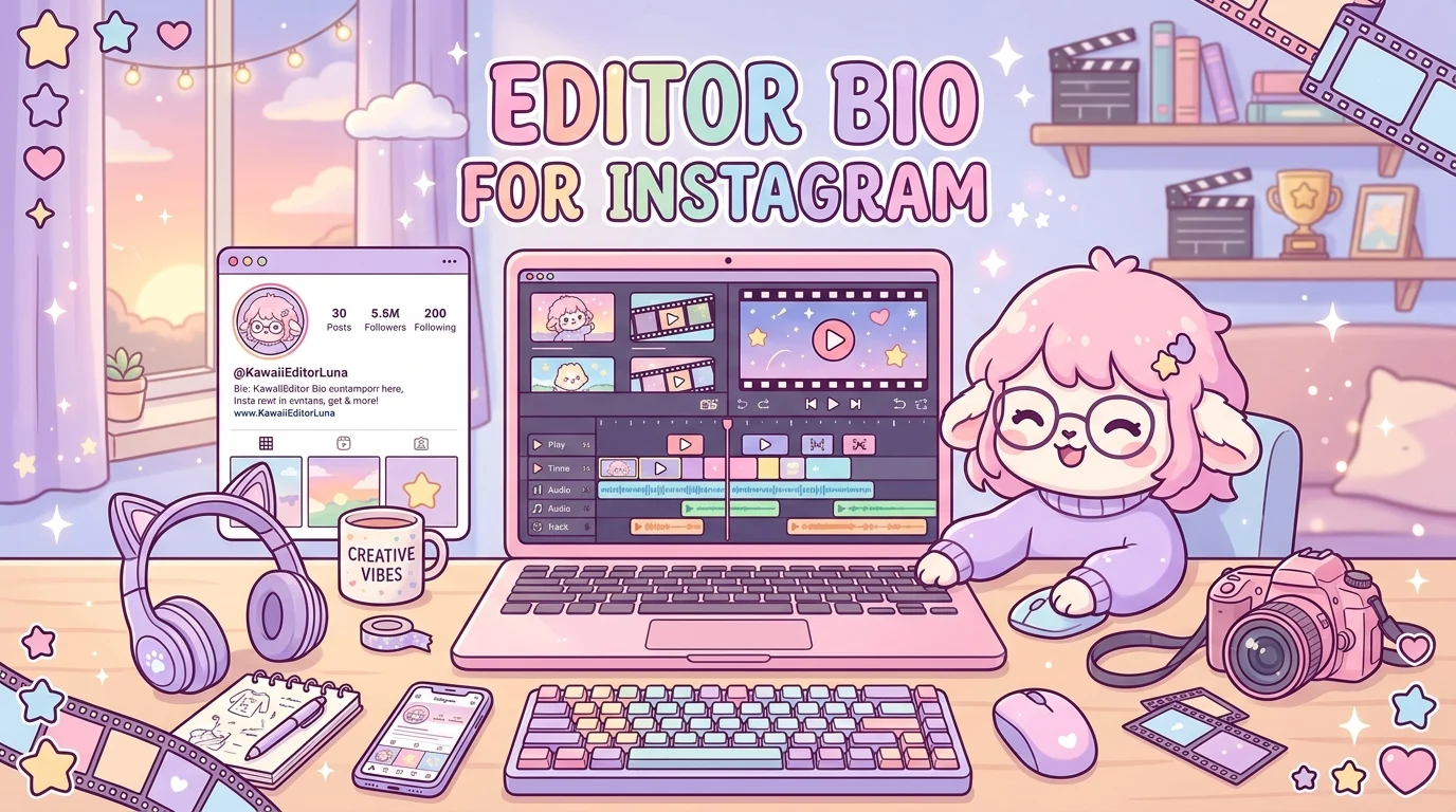 Editor Bio for Instagram