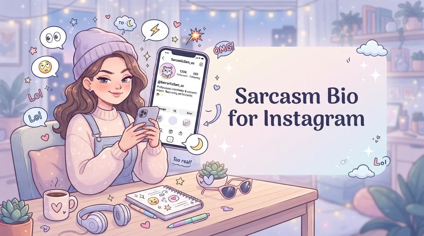 Sarcasm Bio for Instagram
