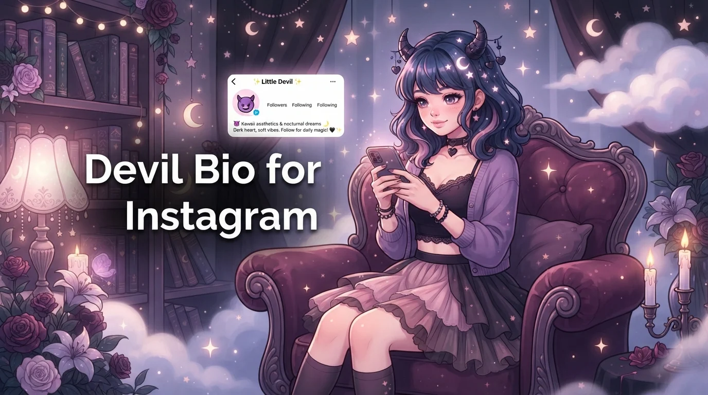 Devil Bio for Instagram