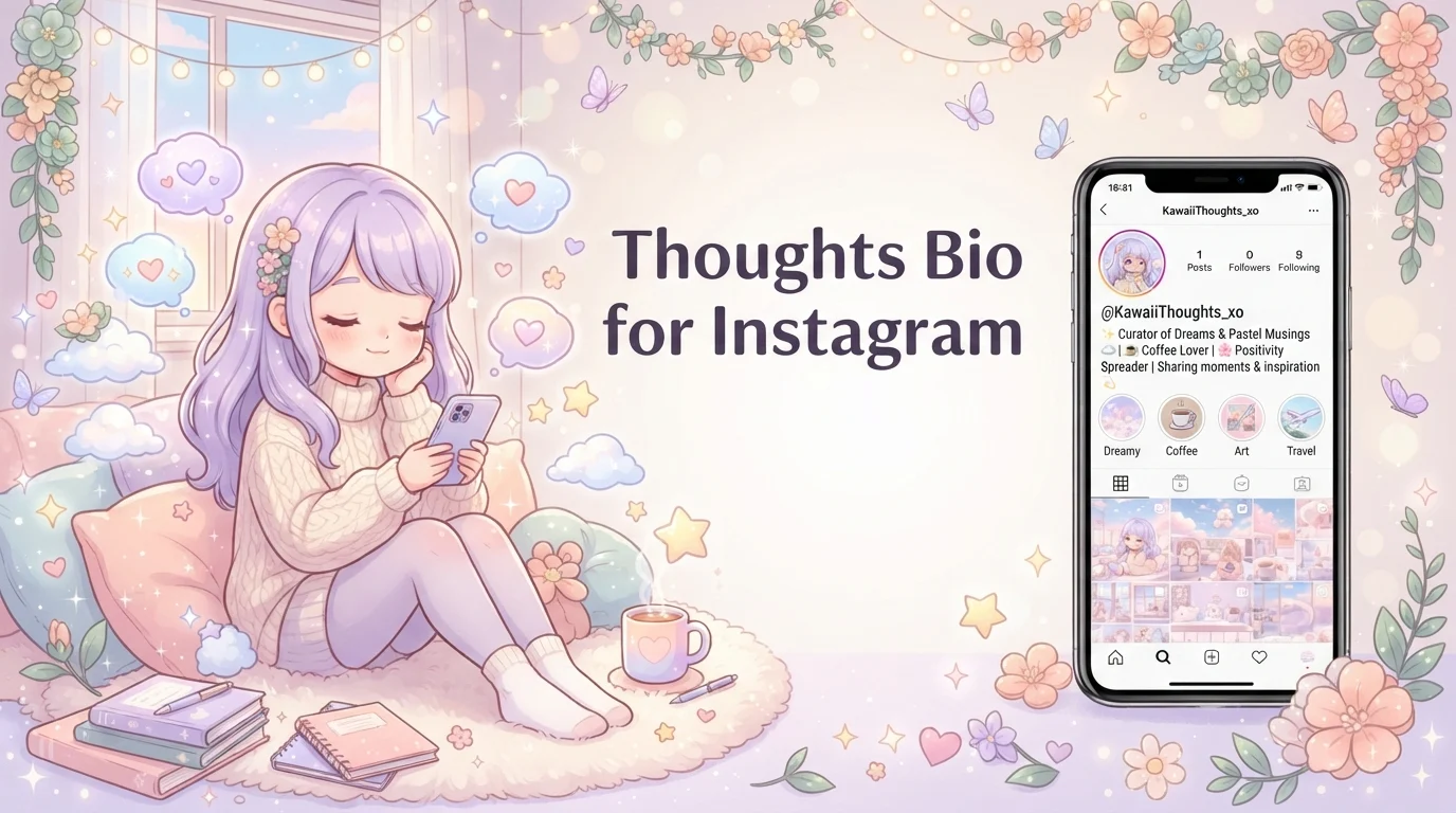 Thoughts Bio for Instagram